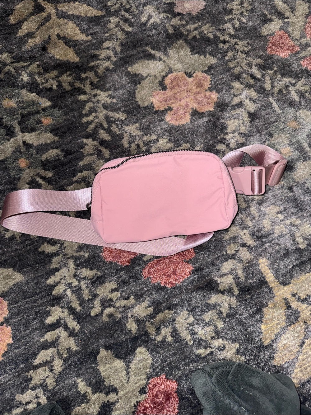 Pink Women's Crossbody Belt Bag - Casual Hands-Free Carry